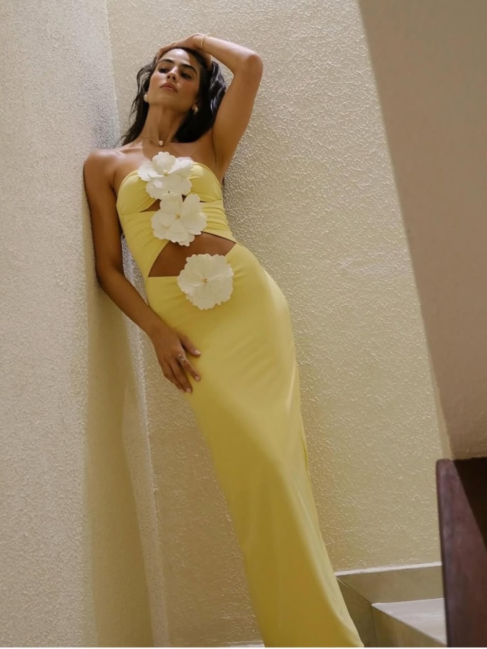NWT Bahia Maria Maia dress in buttercream